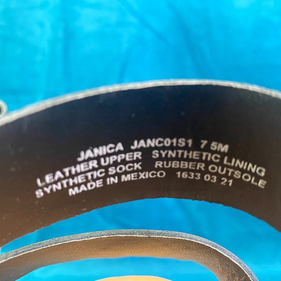 Steve Madden Janica Platform Espadrille Sandal Black/Tan - Picture 7 of 11